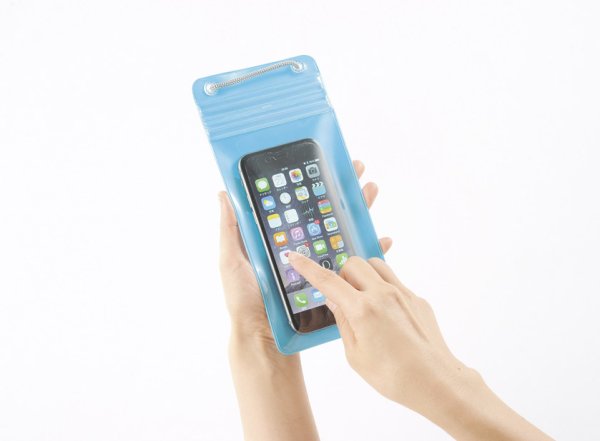 スマホ防滴ポーチ