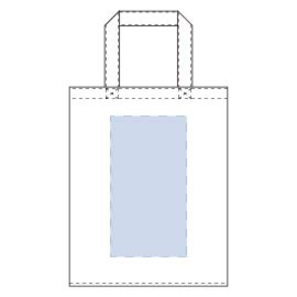 画像2: ライトキャンバスバッグ横マチ付(M) (2)