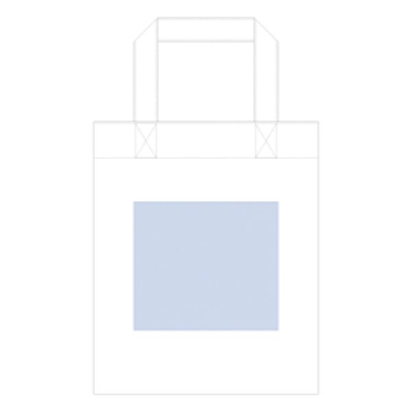 コットンガゼットマチ付バッグ(M) ナチュラル