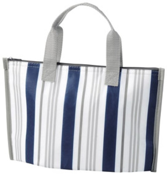 ストライプ 保冷温ランチバッグ