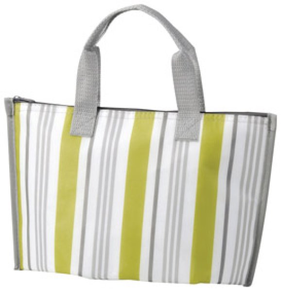 ストライプ 保冷温ランチバッグ