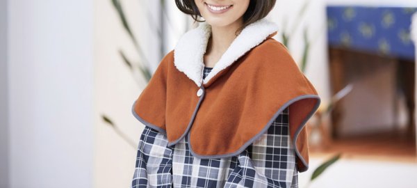 ポカム あったか襟ケープ