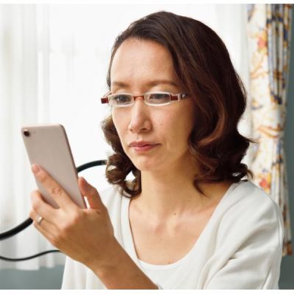 ポケットルーペでメガネ1個