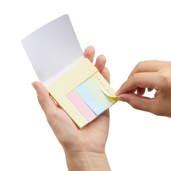 【プリント込み価格】カスタムデザイン付箋セット(L)