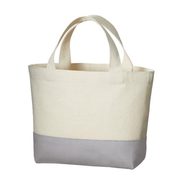 キャンバスカラーボトムトート(S)