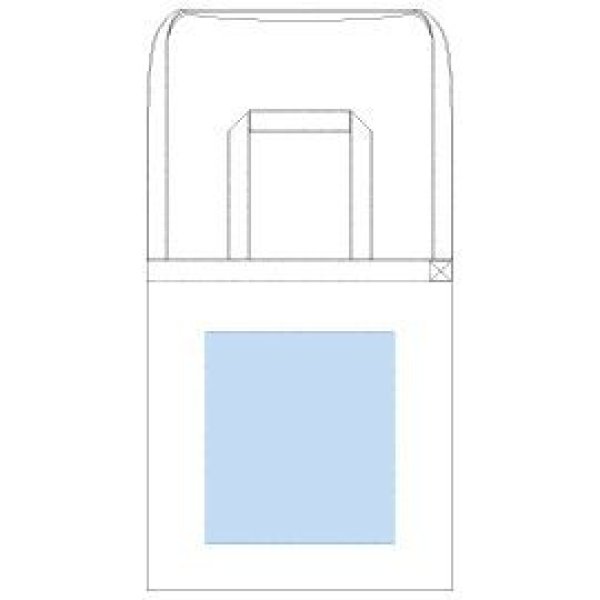 キャンバス2スタイルショルダートート 名入れ位置