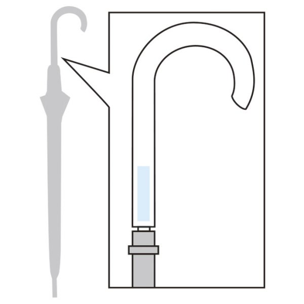 耐風超撥水 グラスファイバーアンブレラ