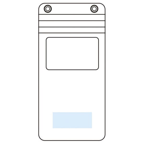 カメラが使える防滴スマホポーチ