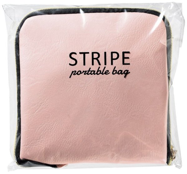 ストライプ ポータブルバッグ