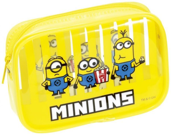 ミニオンズ カラフルストライプポーチ