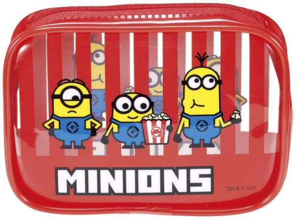 ミニオンズ カラフルストライプポーチ