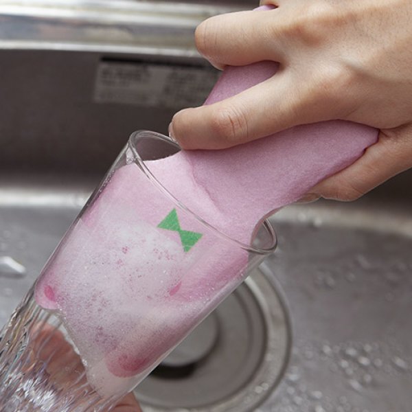 挟んで洗える!アニマルキッチンスポンジ