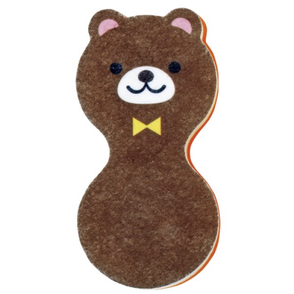 挟んで洗える!アニマルキッチンスポンジ