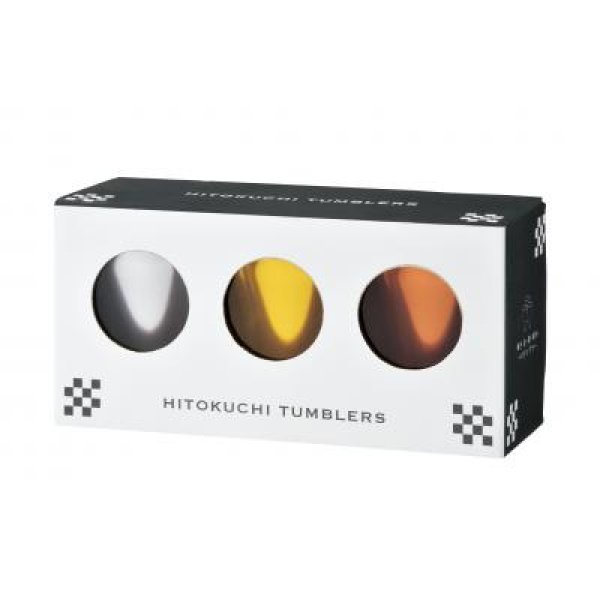 輝き 金・銀・銅の一口タンブラー