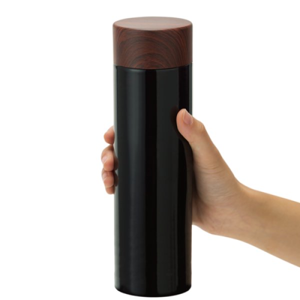 木目調サーモステンレスボトル 450ml