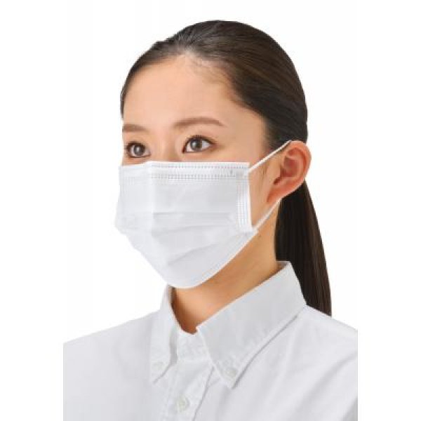 高密度フィルター 三層構造不織布マスク7枚入