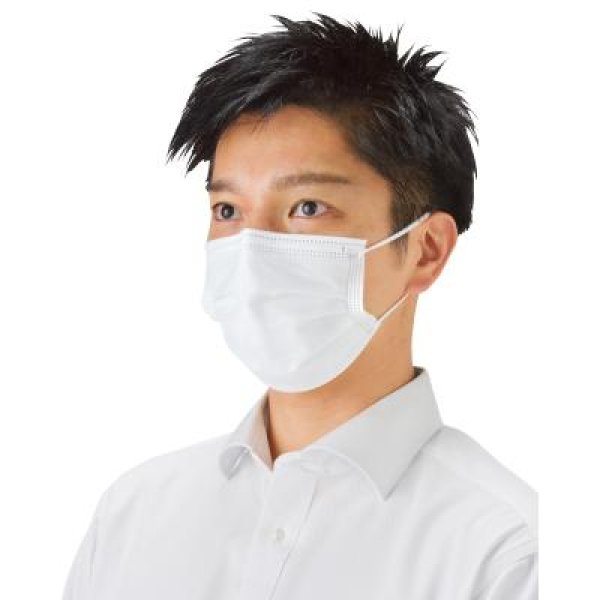 高密度フィルター 三層構造不織布マスク7枚入