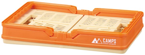 キャンプス ハンドル付折りたたみコンテナ