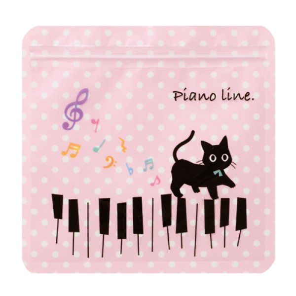 Piano line ジッパーバッグ(ねこ)5枚入り