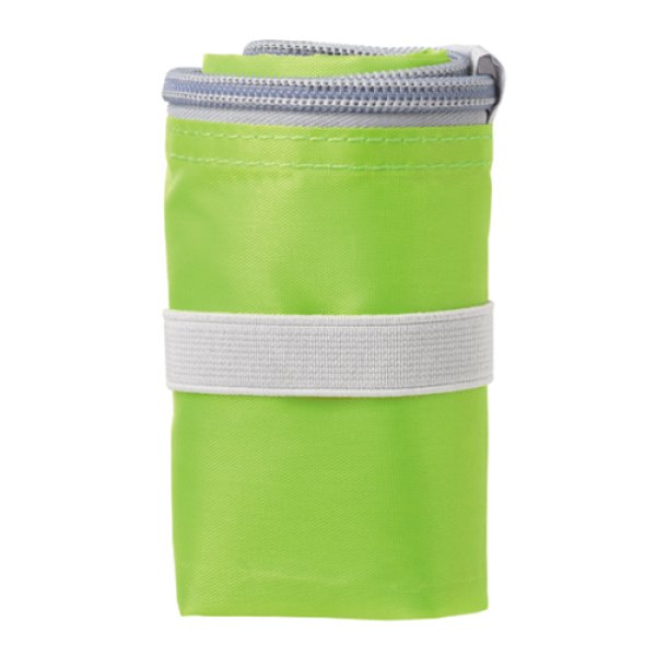 カラモ ファスナー付き大きめエコバッグ(ライトグリーン)