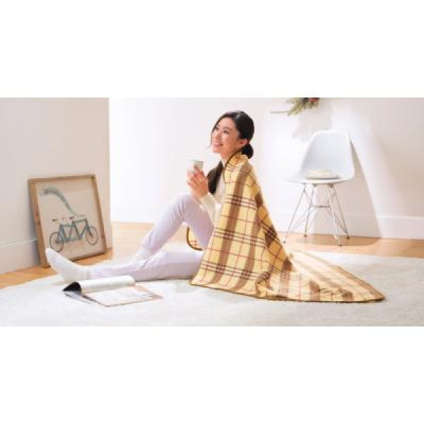 ぬくもりの大判ブランケット