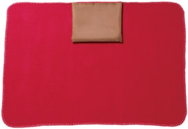 シンプルスタイル ポケット付ブランケット