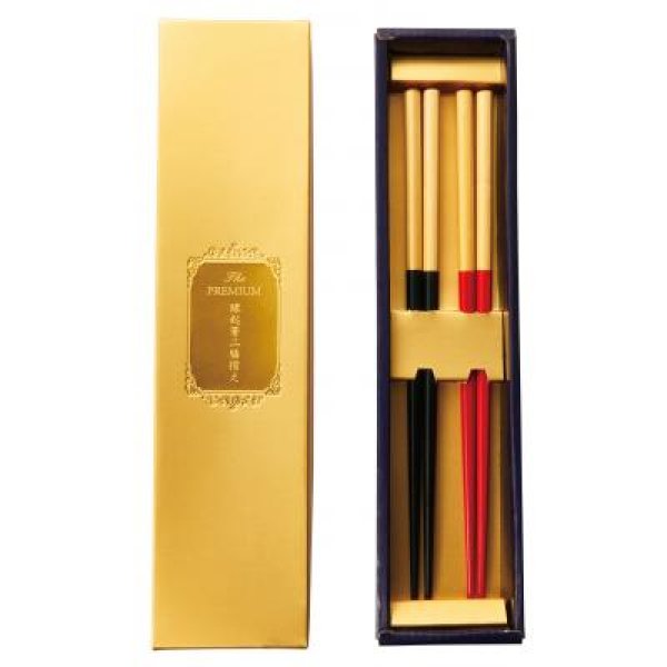プレミアム縁起箸二膳揃え