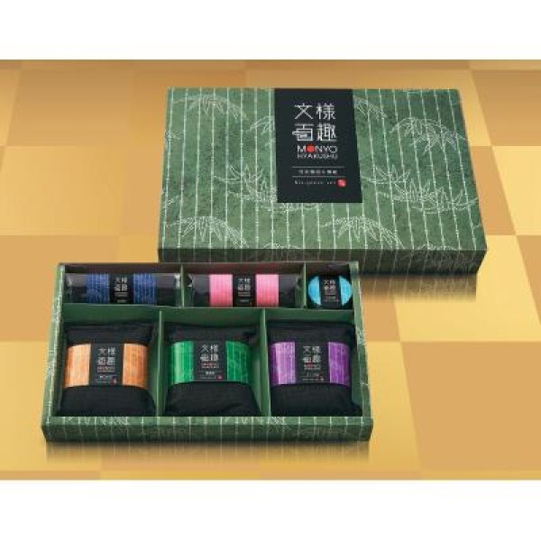 文様百趣 竹炭物語6個組