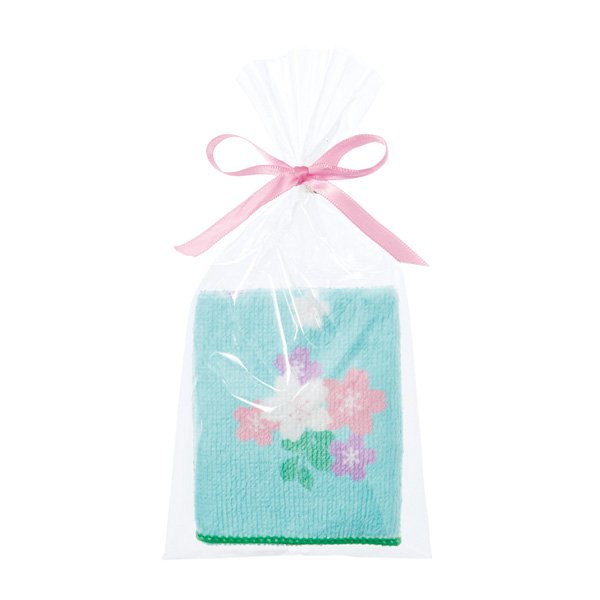 画像2: さくら模様ハンドタオル (2)