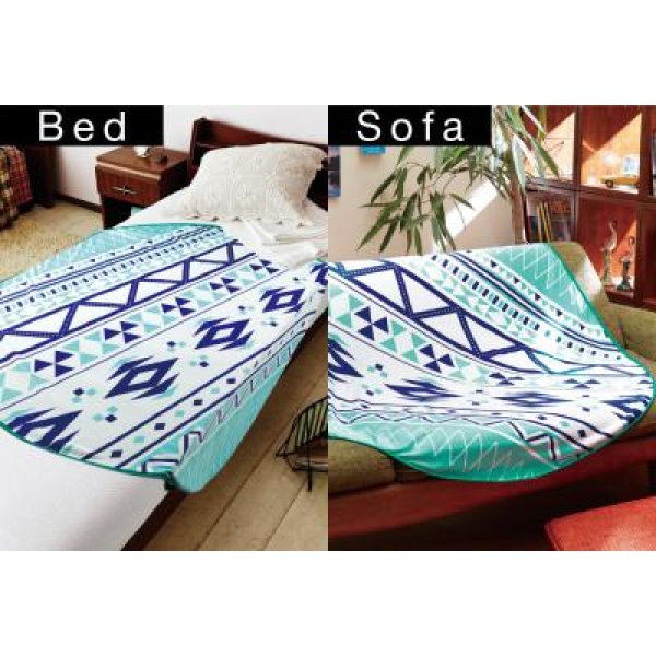 ネイティブ柄 サークルタオル