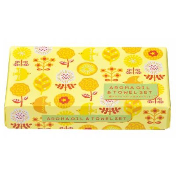 癒されアロマオイル&タオルセット