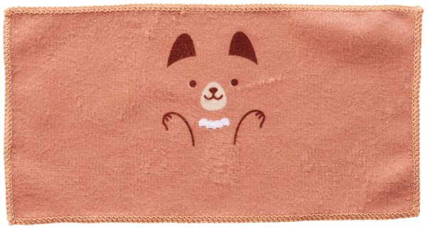 おめかしアニマル ハーフハンカチタオル