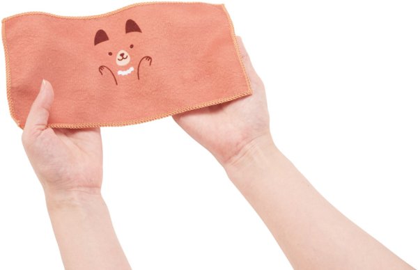 おめかしアニマル ハーフハンカチタオル