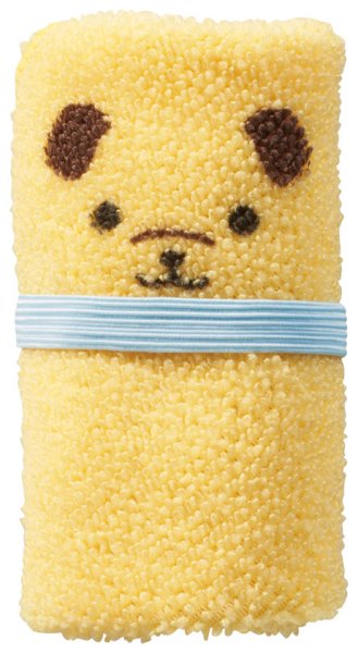 ループ付 なかよしアニマルハンカチタオル