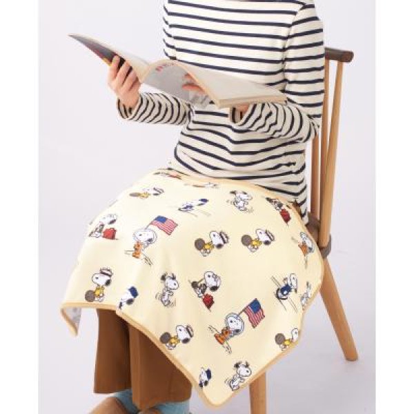 ファミリーキャラクター スナップボタン付きブランケット
