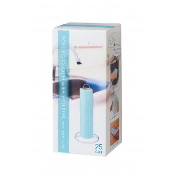 ホルダー付きロールふきん25カット