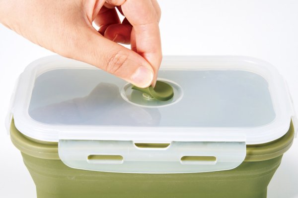 折りたたみシリコン保存容器