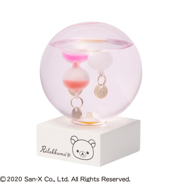 リラックマ【Fun Science】ガラスフロート温度計 ドーム