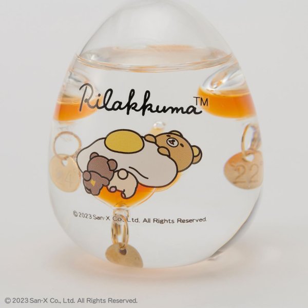 ガラスフロート温度計 たまご