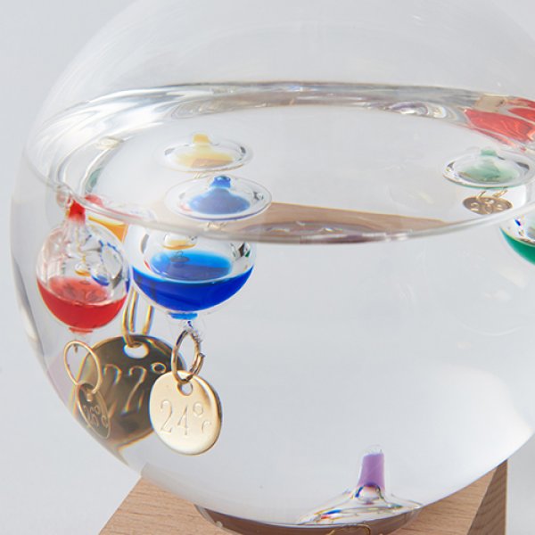 ガラスフロート温度計 ドーム 大