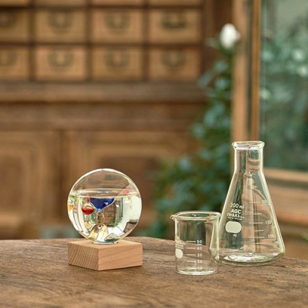 ガラスフロート温度計 ドーム