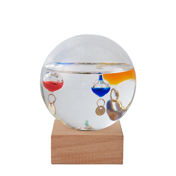 ガラスフロート温度計 ドーム