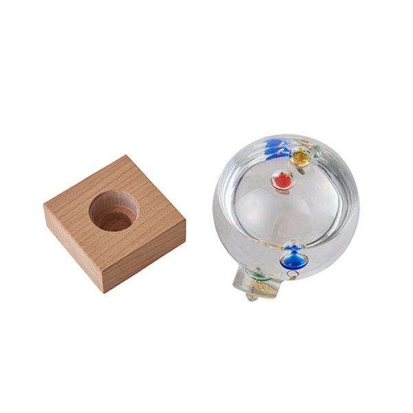 ガラスフロート温度計 ドーム