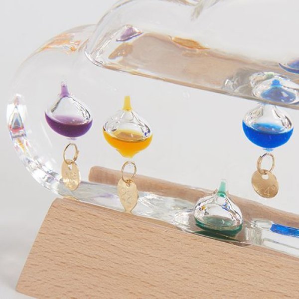 ガラスフロート温度計 クラウド