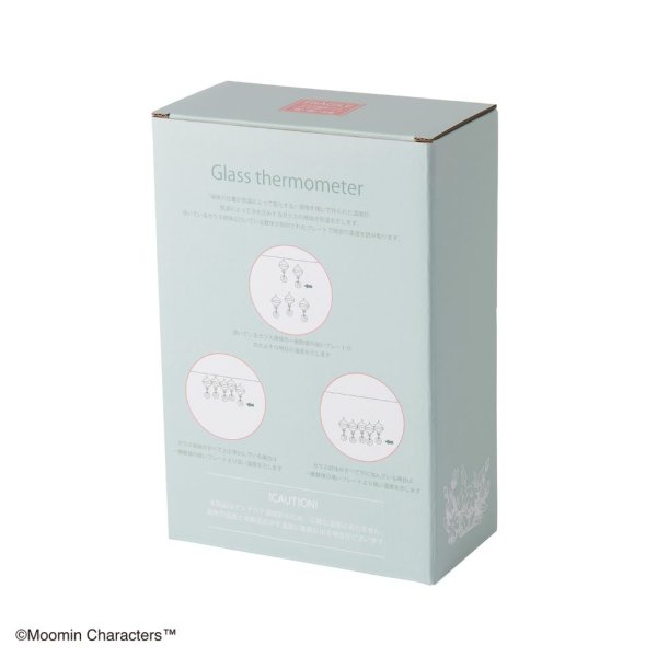 ムーミン ガラスフロート温度計 ラウンド