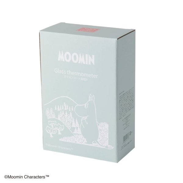 ムーミン ガラスフロート温度計 ラウンド