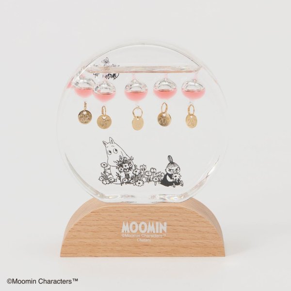 ムーミン ガラスフロート温度計 ラウンド