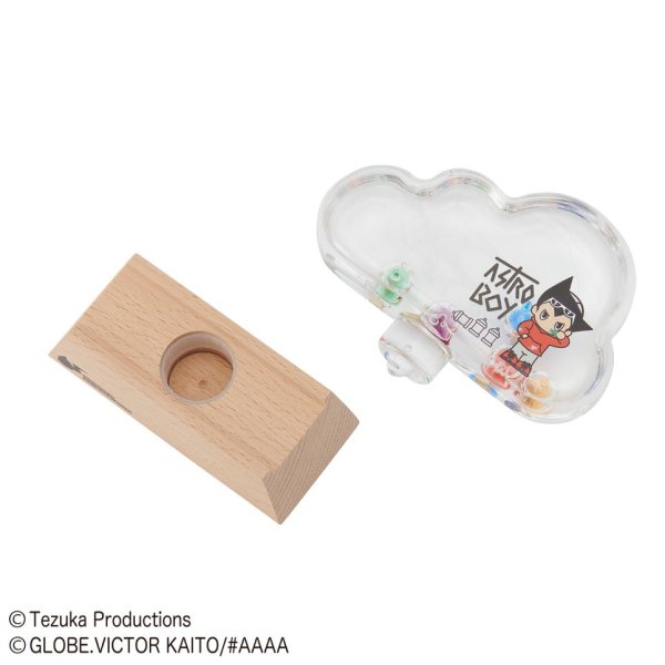 ライセンスアイテム【Fun Science】アトム ガラスフロート温度計 クラウド