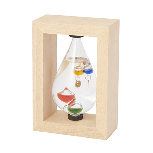 Fun Science ガラスフロート温度計 しずく(フレーム付) 333-213