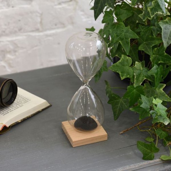 砂時計 1分計 マグネティックアート☆砂鉄が彩るユニークなインテリア